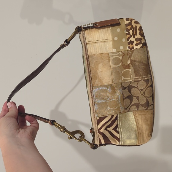 Coach Handbags - Vintage Coach Patchwork Leather Purse Y2K